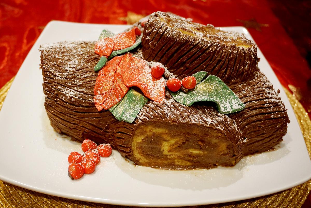 Tronco de Natal ~ Weihnachtsstamm Torte - =kochbar Challenge 12.0 (Dezember 2019) - Rezept - Bild Nr. 9672