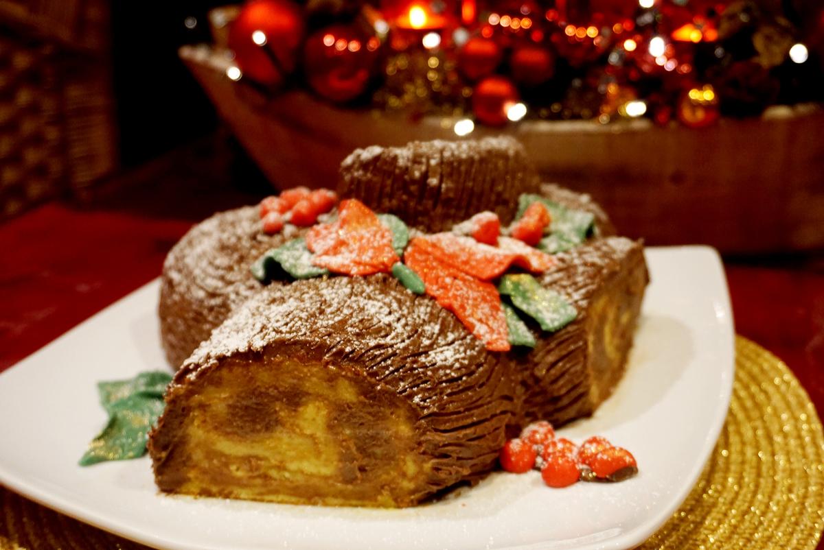 Tronco de Natal ~ Weihnachtsstamm Torte - =kochbar Challenge 12.0 (Dezember 2019) - Rezept - Bild Nr. 9673