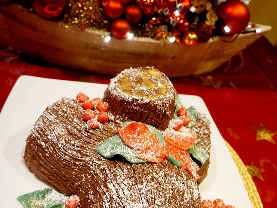 Tronco de Natal ~ Weihnachtsstamm Torte - =kochbar Challenge 12.0 (Dezember 2019) - Rezept - Bild Nr. 9674