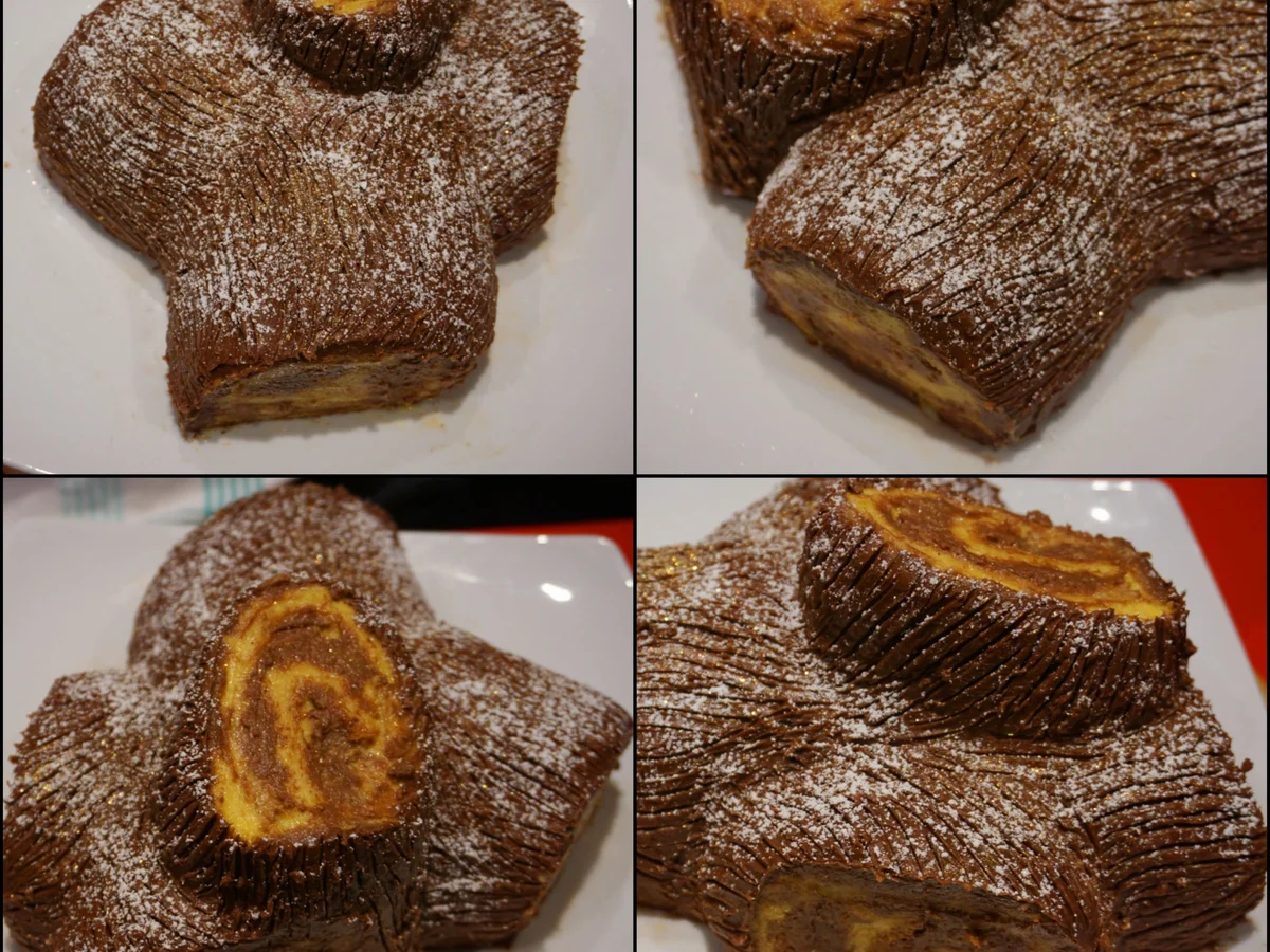 Tronco de Natal ~ Weihnachtsstamm Torte - =kochbar Challenge 12.0 (Dezember 2019) - Rezept - Bild Nr. 9680