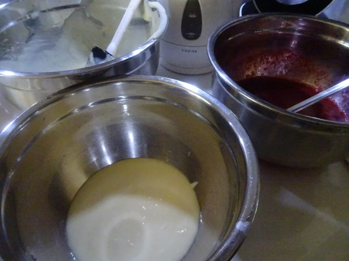 Himbeer-Kuppel mit leichter "Ombre-Optik" - Rezept - Bild Nr. 9678