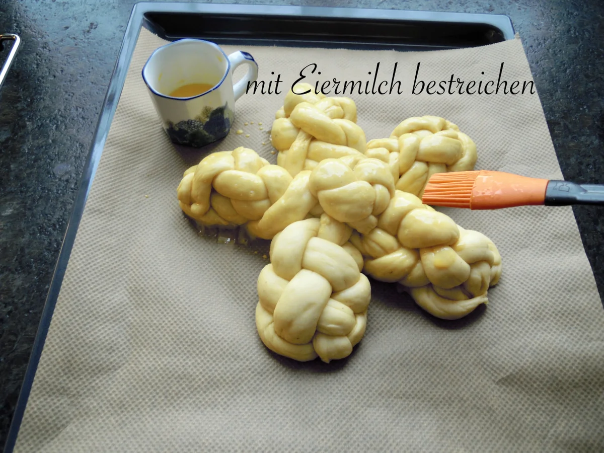 Hefeteig Oster Stern - Rezept - Bild Nr. 9681