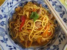 Rezept: Chinesische Nudeln mit Schweinefilet, gemischten Gemüse und Ei im Wok Bild Nr. 2 Chinesische Nudeln mit Schweinefilet, gemischten Gemüse und Ei im Wok - Rezept - Bild Nr. 2
