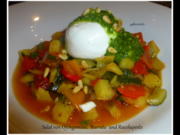 Salat von Ofengemüse , Burrata und Rucolapesto - Rezept - Bild Nr. 2