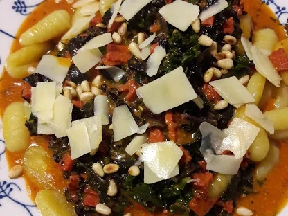 Rezept: Gnocchi mit Grünkohl Bild Nr. 2 Gnocchi mit Grünkohl - Rezept - Bild Nr. 2