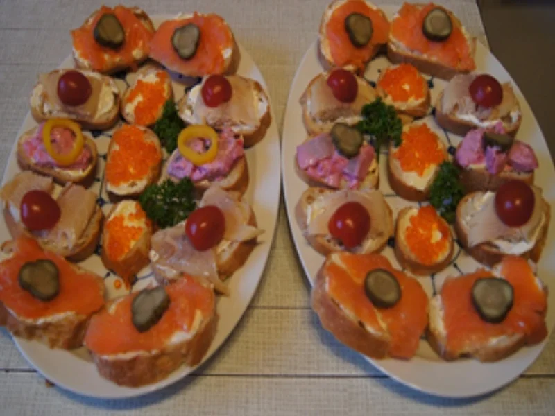 Rezept: Baguette-Schnittchen ( 2 ) Bild Nr. 2 Baguette-Schnittchen ( 2 ) - Rezept - Bild Nr. 2