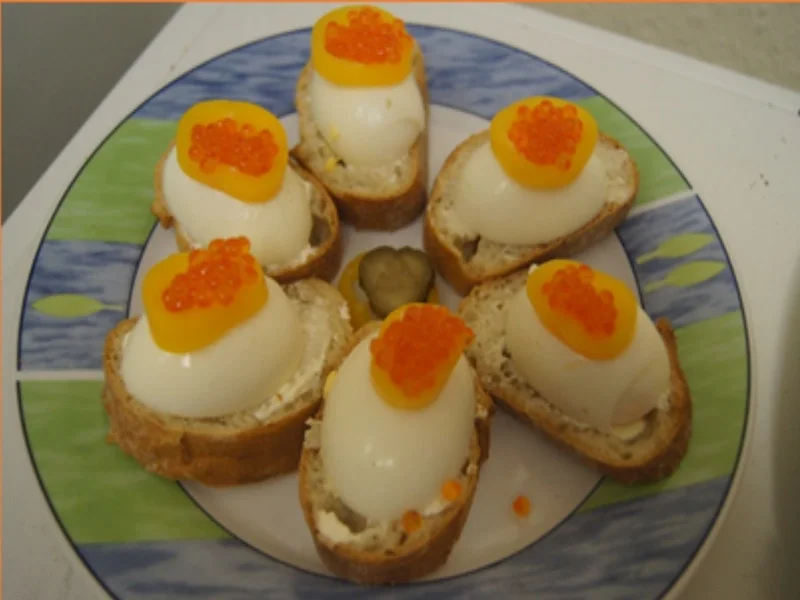 Rezept: Baguette-Schnittchen ( 2 ) Bild Nr. 4 Baguette-Schnittchen ( 2 ) - Rezept - Bild Nr. 4