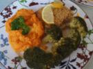 Schlemmerfilet mit Brokkoli und Süßkartoffelstampf - Rezept - Bild Nr. 9681