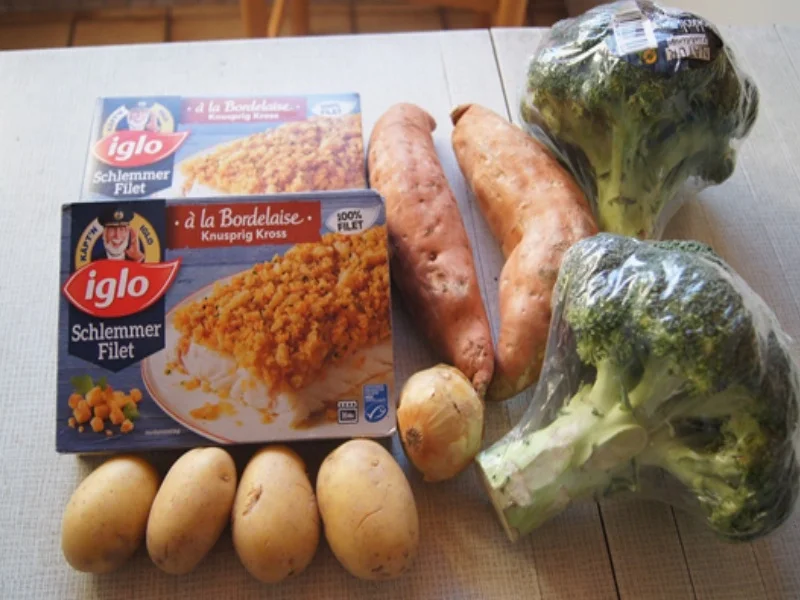 Schlemmerfilet mit Brokkoli und Süßkartoffelstampf - Rezept - Bild Nr. 9682