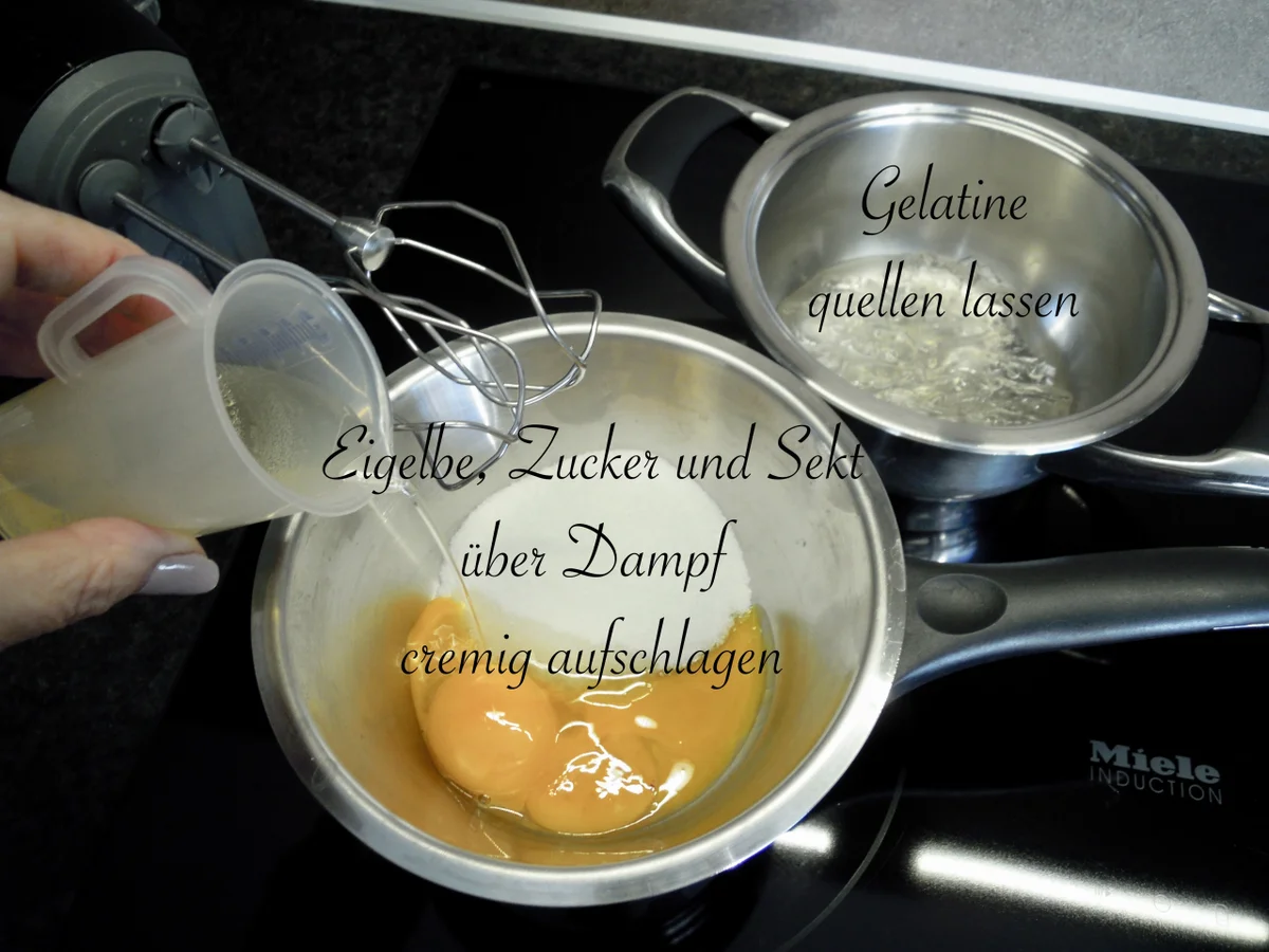 kleine festliche Prosecco Torte - Rezept - Bild Nr. 9686