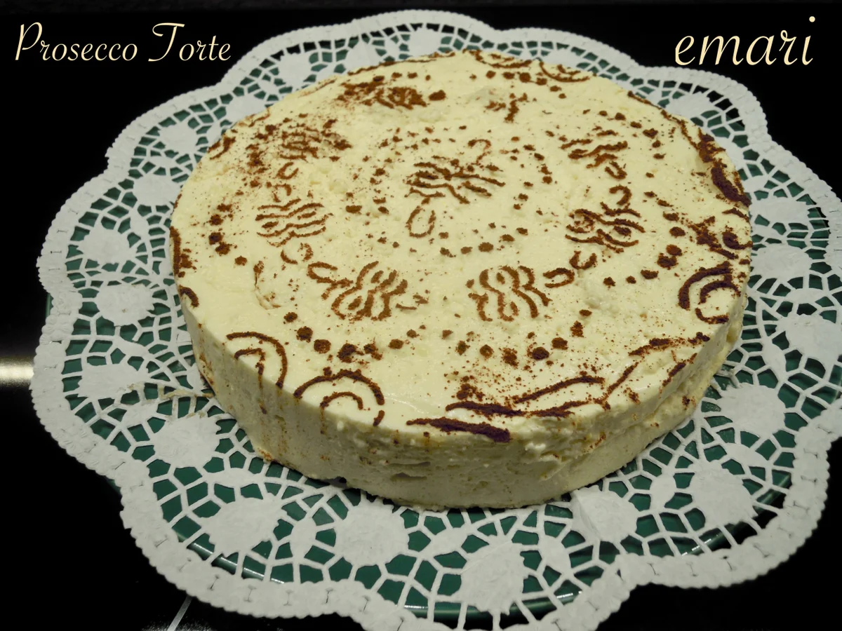kleine festliche Prosecco Torte - Rezept - Bild Nr. 9693