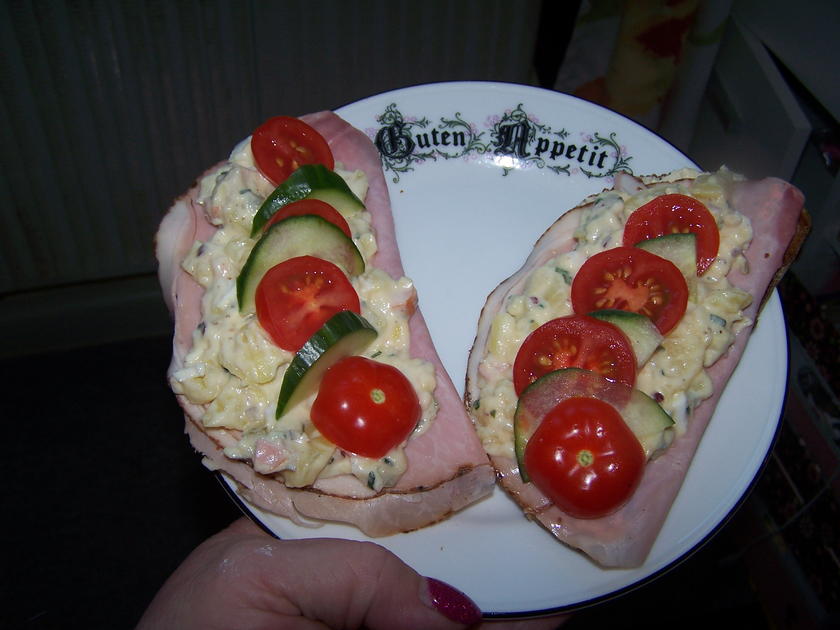 12 Russische Eier mit Fleischsalat und Kartoffelsalat Rezepte - kochbar.de