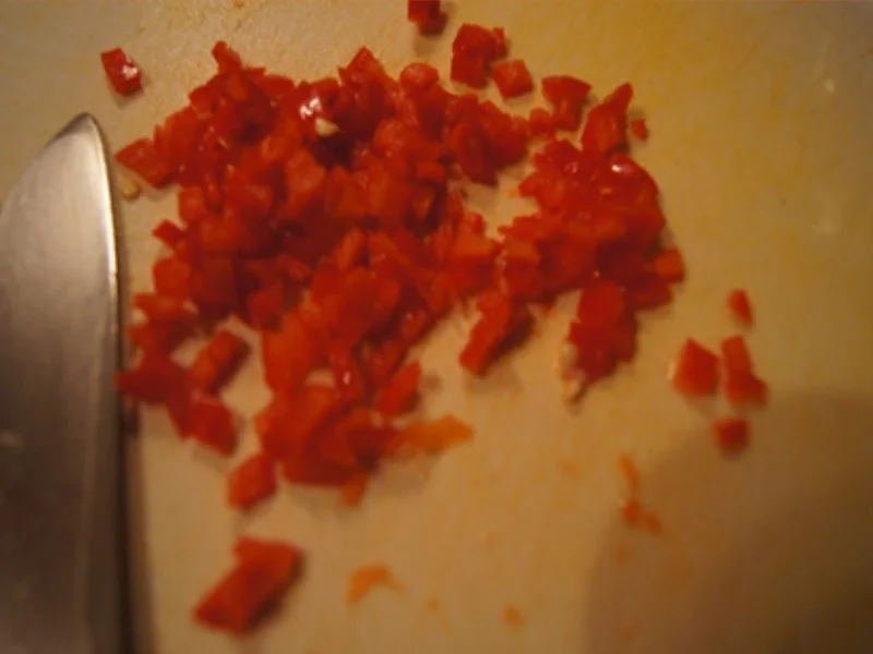 Grünkohl asiatisch gewürzt mit frischer Bregenwurst und Salzkartoffeln - Rezept - Bild Nr. 8