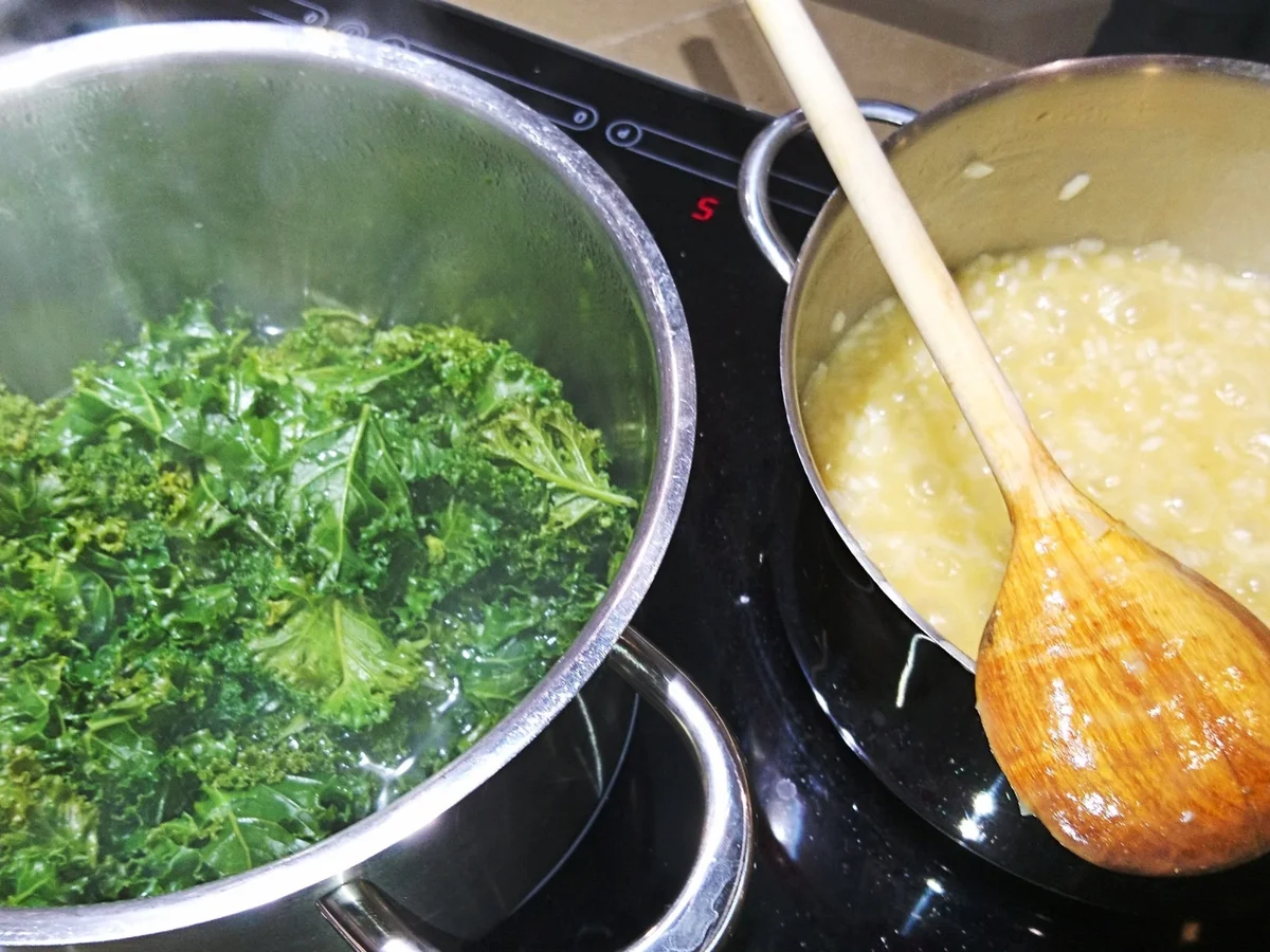 Rezept: Grünkohlrisotto Bild Nr. 5 Grünkohlrisotto - Rezept - Bild Nr. 5