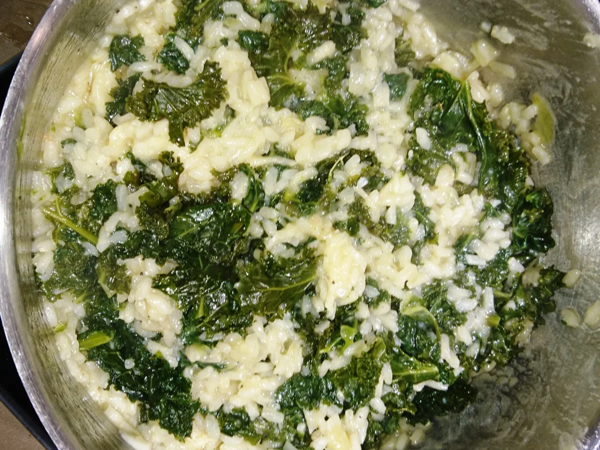 Rezept: Grünkohlrisotto Bild Nr. 7 Grünkohlrisotto - Rezept - Bild Nr. 7