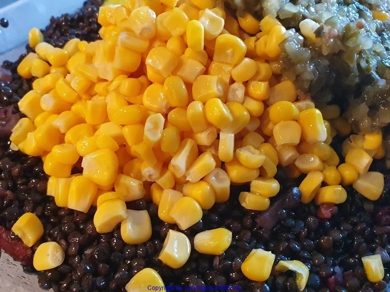Linsensalat  (Belugalinsen) - Rezept - Bild Nr. 7