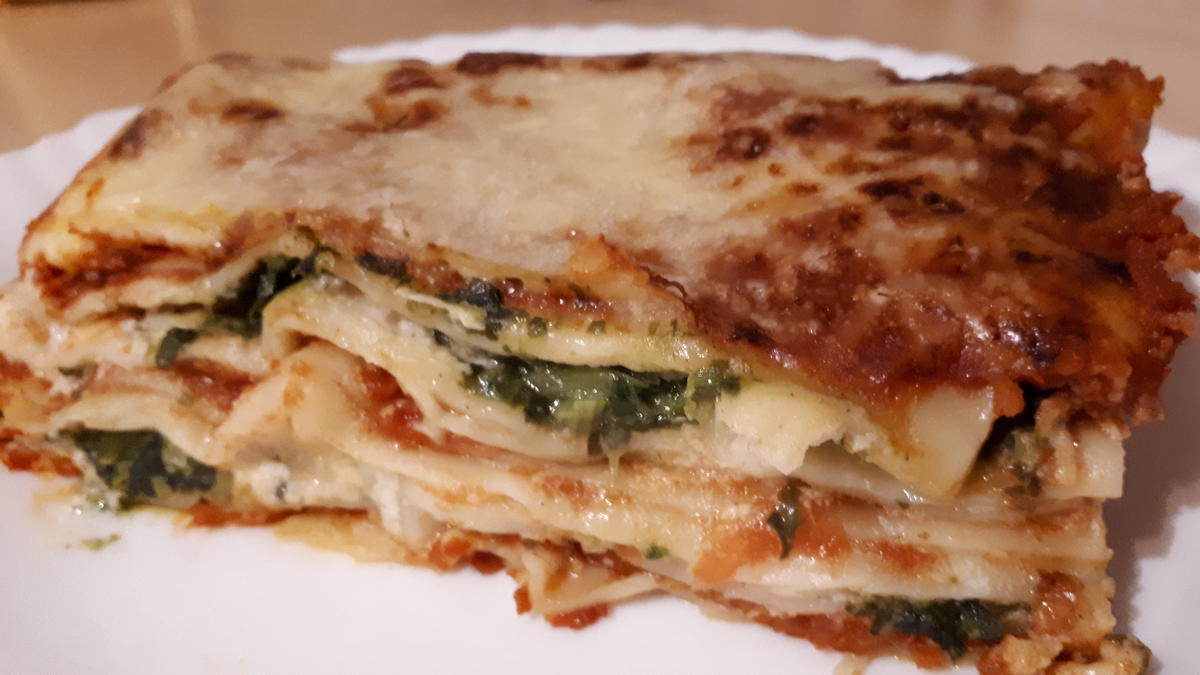 Lasagne: Tomaten-Spinat-Lasagne - Rezept - Bild Nr. 2