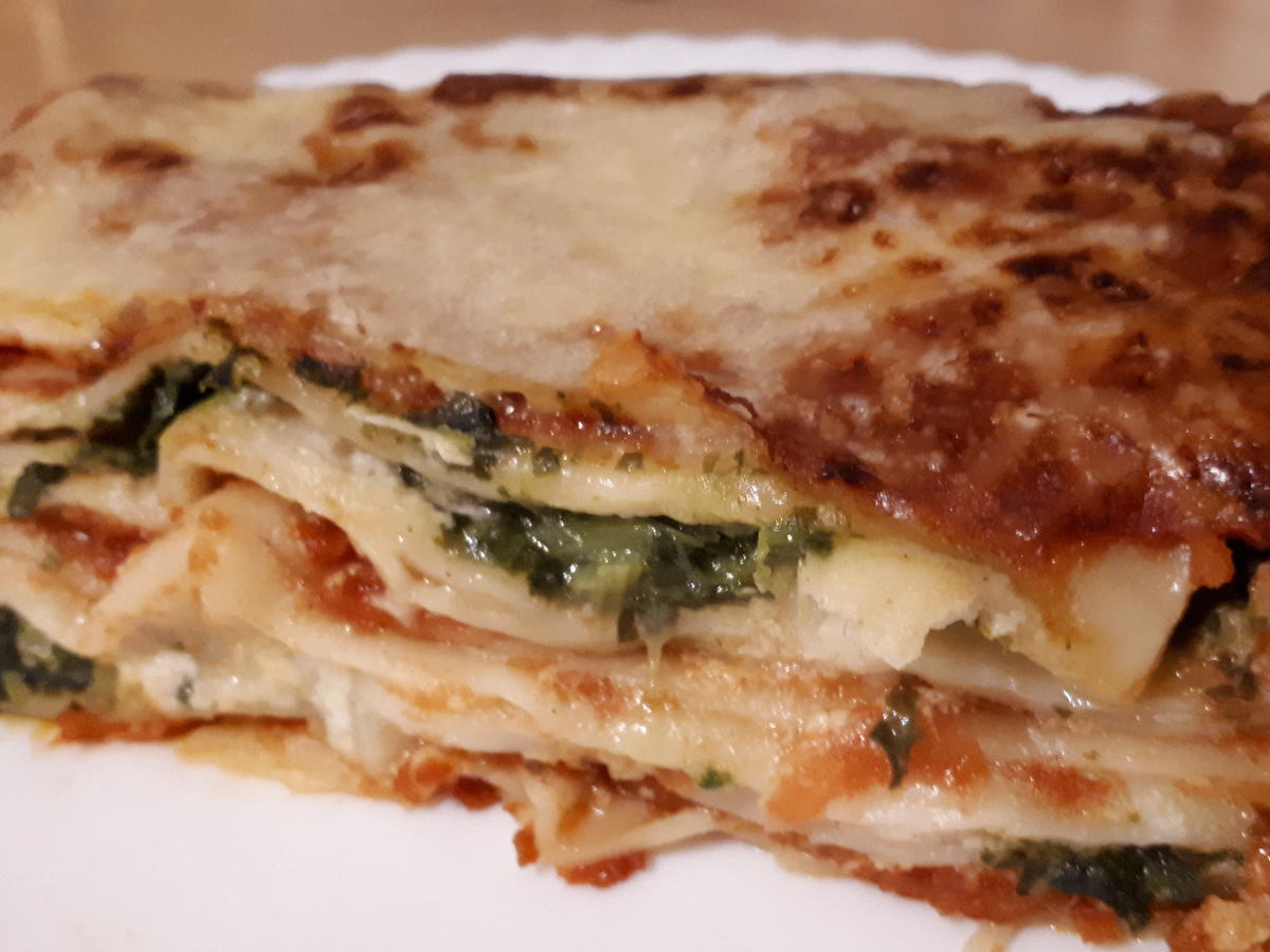 Lasagne: Tomaten-Spinat-Lasagne - Rezept - kochbar.de