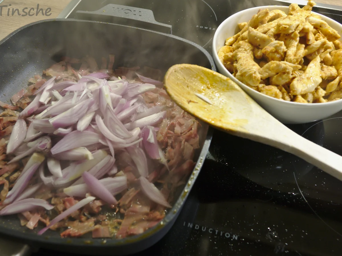 Morbier-Schalotten-Hähnchen - Rezept - Bild Nr. 5