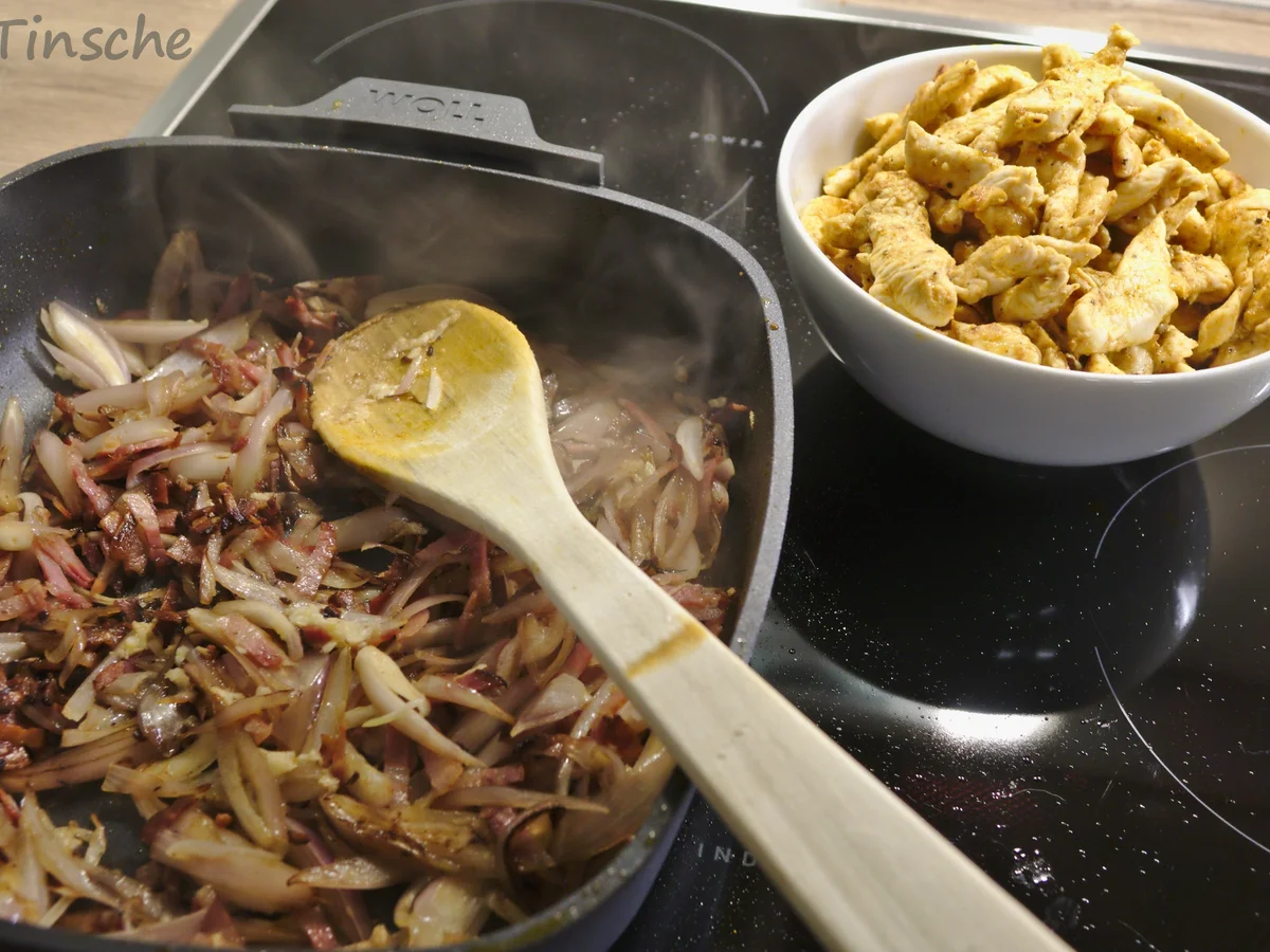 Morbier-Schalotten-Hähnchen - Rezept - Bild Nr. 6