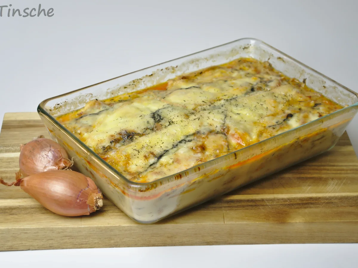Morbier-Schalotten-Hähnchen - Rezept - Bild Nr. 9699