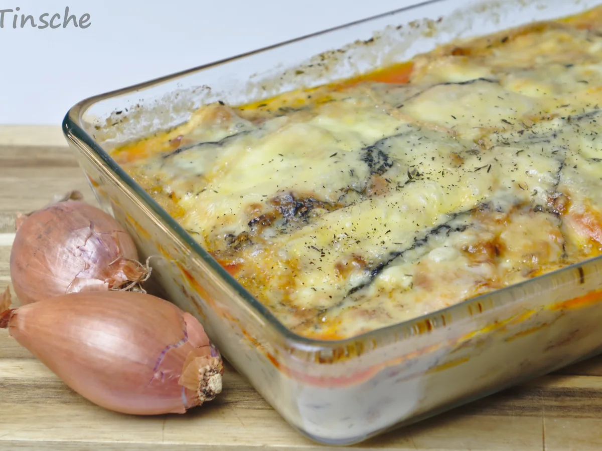 Morbier-Schalotten-Hähnchen - Rezept - Bild Nr. 9703