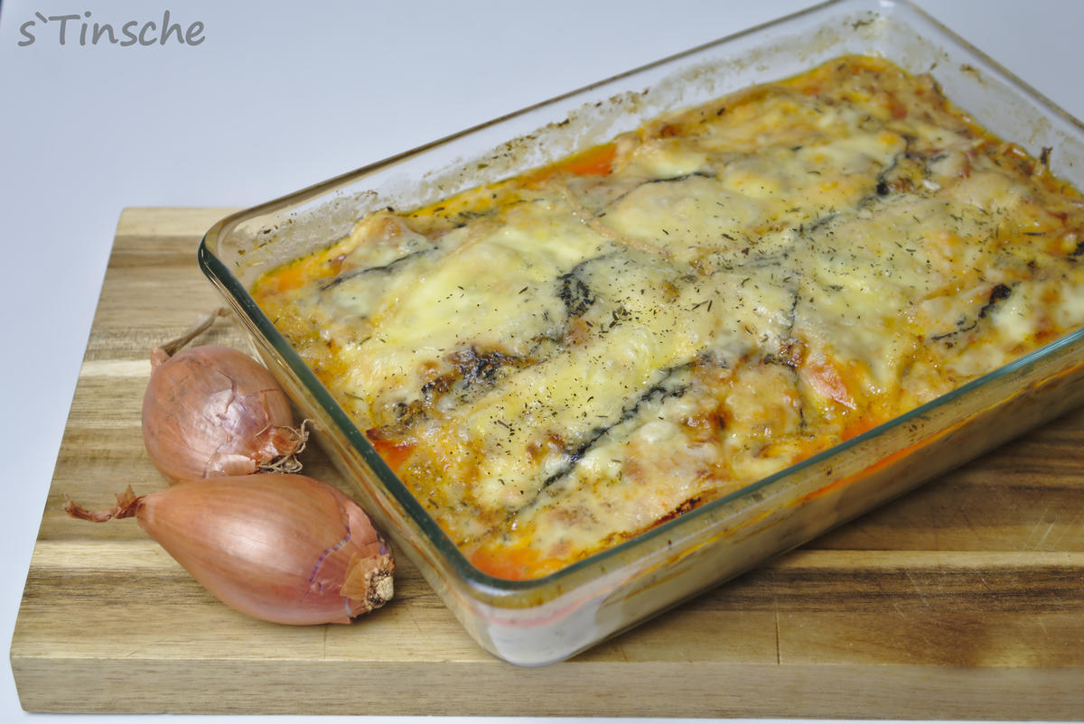 Morbier-Schalotten-Hähnchen - Rezept - Bild Nr. 9704