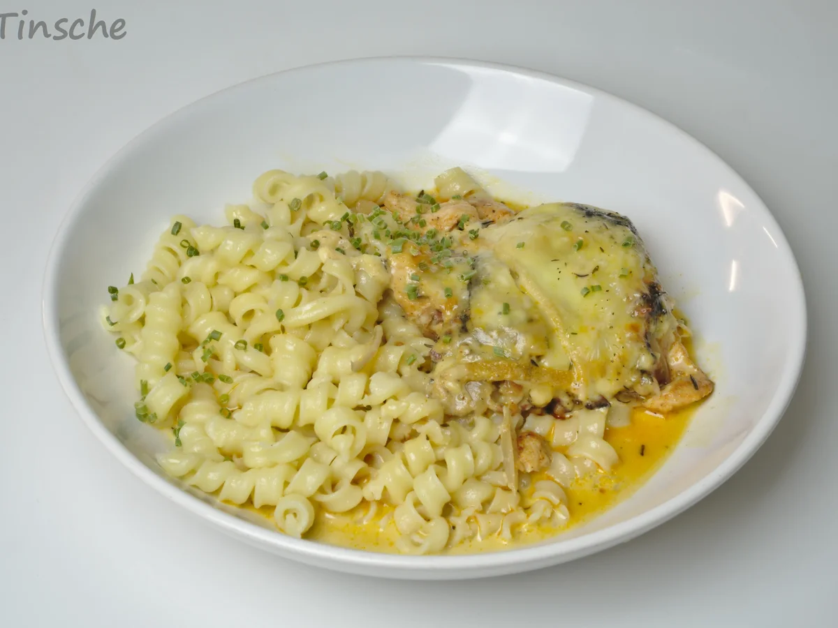 Morbier-Schalotten-Hähnchen - Rezept - Bild Nr. 9709