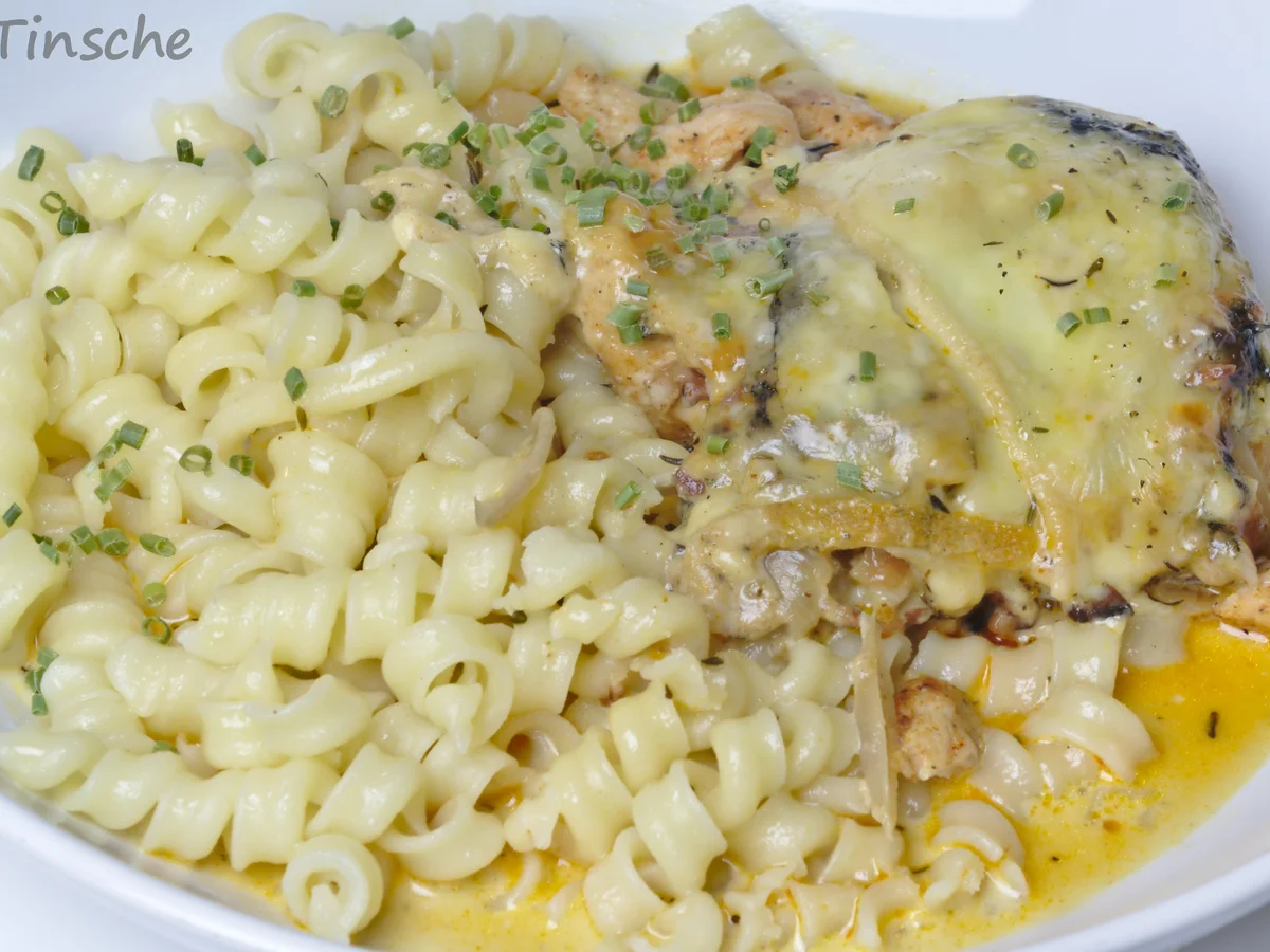 Morbier-Schalotten-Hähnchen - Rezept - Bild Nr. 9710