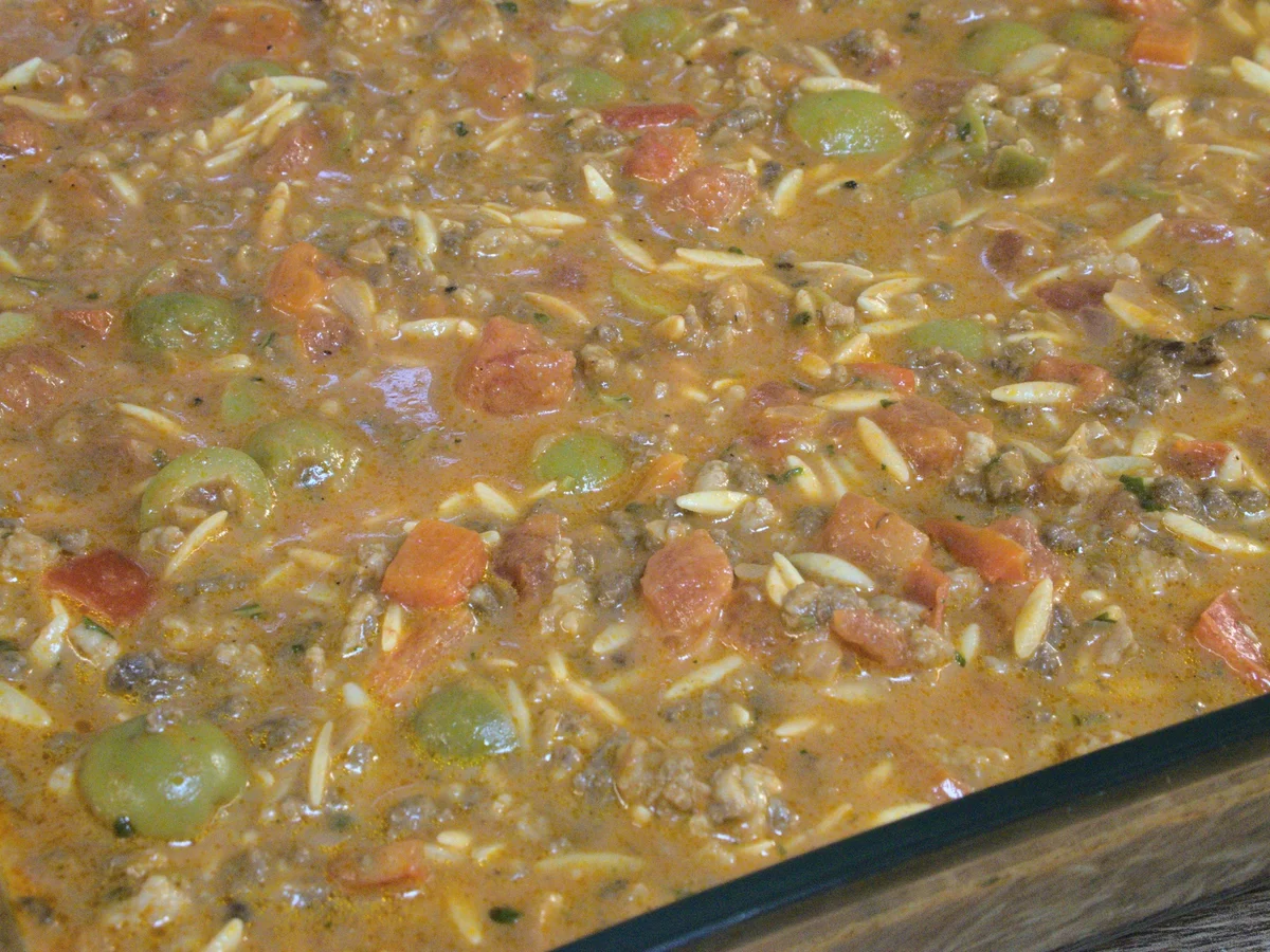 Kritharaki-Nudelauflauf mit Joghurt - Rezept - Bild Nr. 5