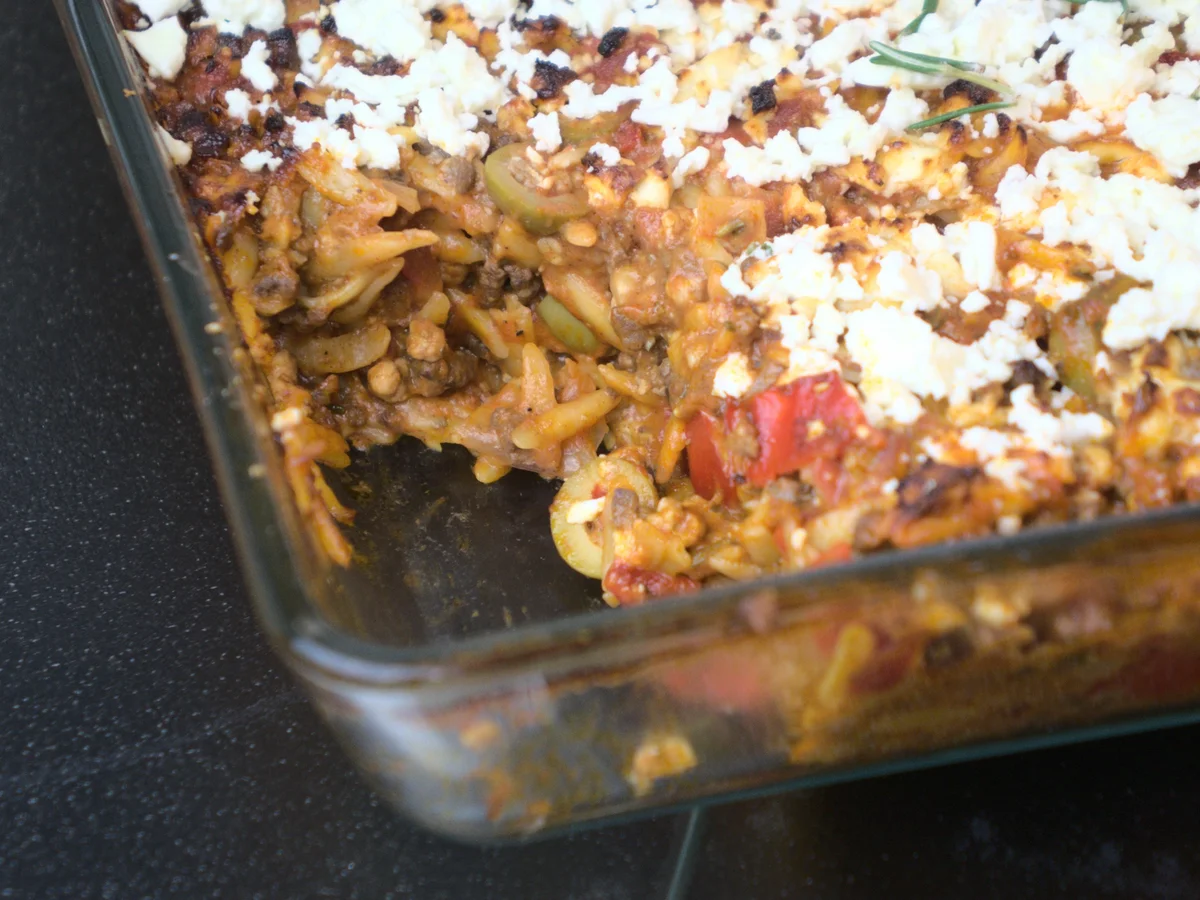 Kritharaki-Nudelauflauf mit Joghurt - Rezept - Bild Nr. 17