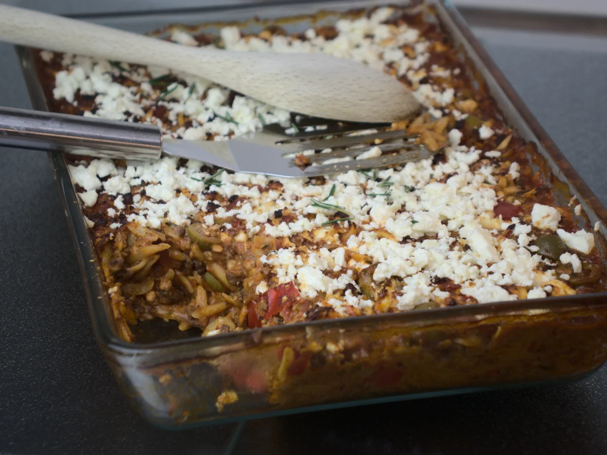 Kritharaki-Nudelauflauf mit Joghurt - Rezept - Bild Nr. 18