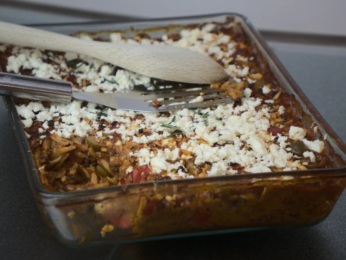 Kritharaki-Nudelauflauf mit Joghurt - Rezept - Bild Nr. 19