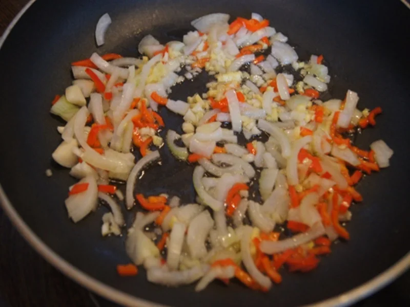 Thüringer Rostbratwurst mit Gemüsepaprikamix und Süßkartoffelstampf - Rezept - Bild Nr. 12