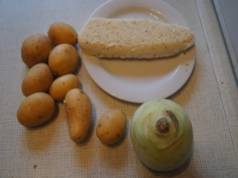 Alaska-Seelachs mit Rahmkohlrabi und Drillingen - Rezept - Bild Nr. 3