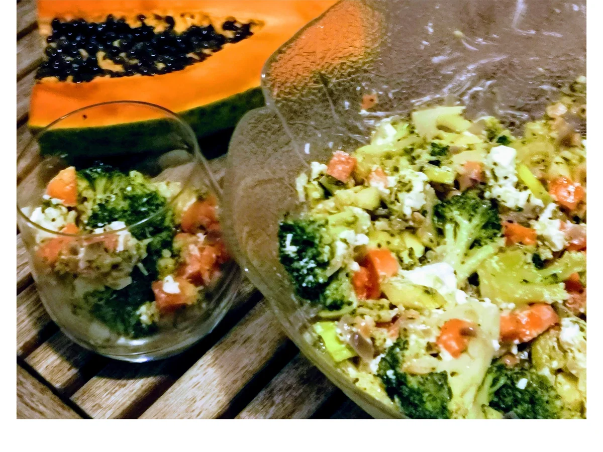 Rezept: BiNe` S BROCCOLISALAT MIT PAPAYA Bild Nr. 7 BiNe` S BROCCOLISALAT MIT PAPAYA - Rezept - Bild Nr. 7
