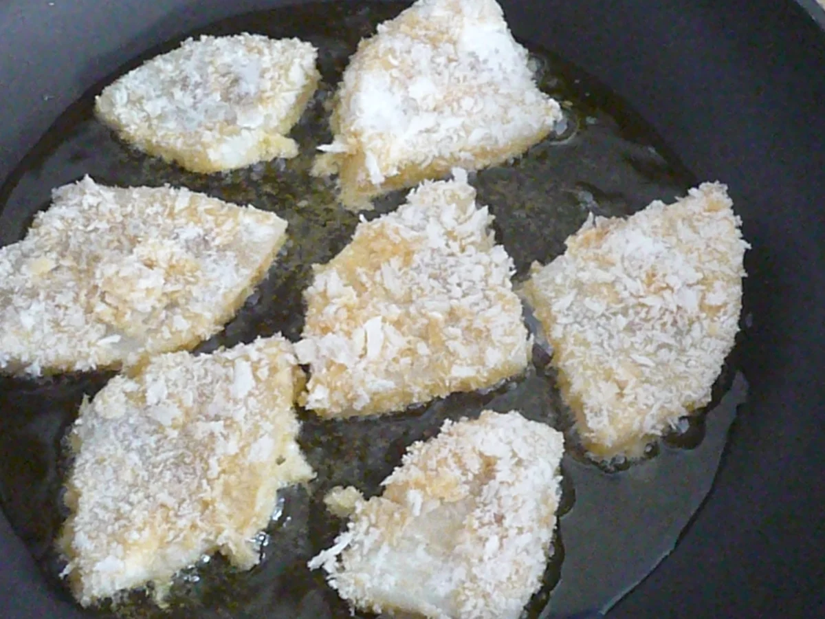 Rezept: Sellerieschnitzel mit Räucherlachs Bild Nr. 9 Sellerieschnitzel mit Räucherlachs - Rezept - Bild Nr. 9