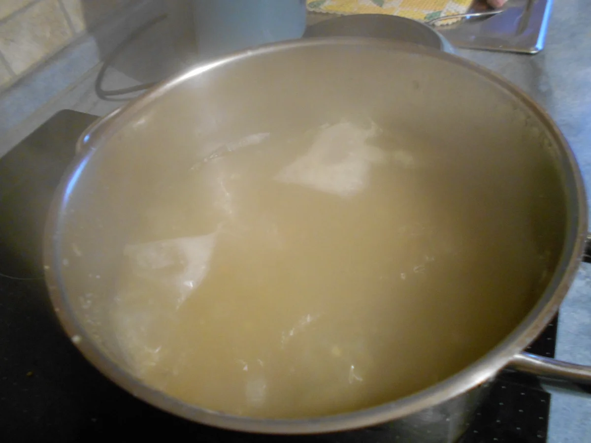 Gemüsepfanne mit Lachs und Naturreis . - Rezept - Bild Nr. 9753