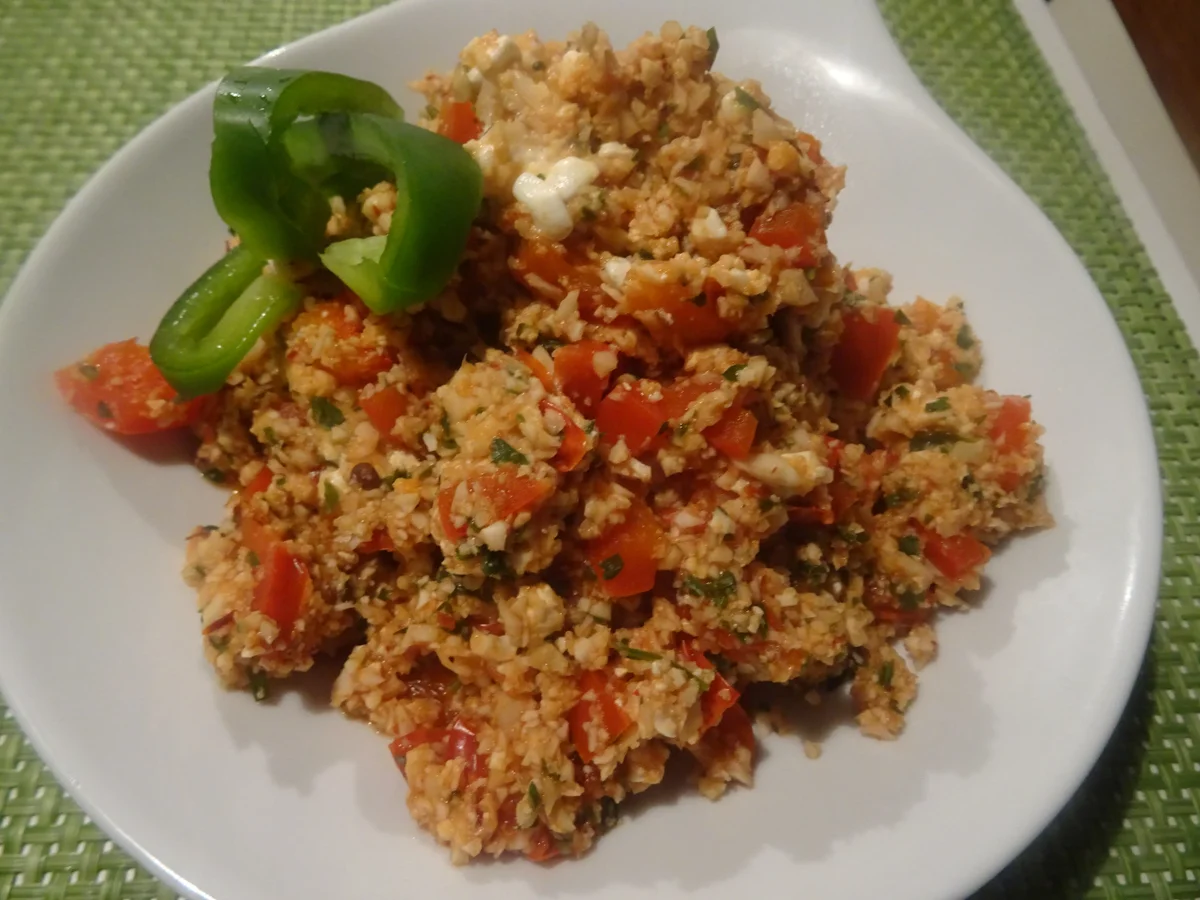 Blumenkohl-Paprika-Pfanne im "Couscous-Style",  scharf - Rezept - Bild Nr. 9750