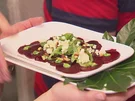 Rote-Bete-Carpaccio mit gebackenem Schafskäse-Crumble - Rezept - Bild Nr. 2