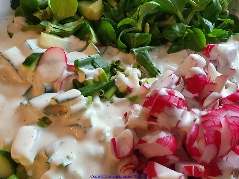 Frischer Salat im Winter zum Sonntagsbraten - Rezept - Bild Nr. 4