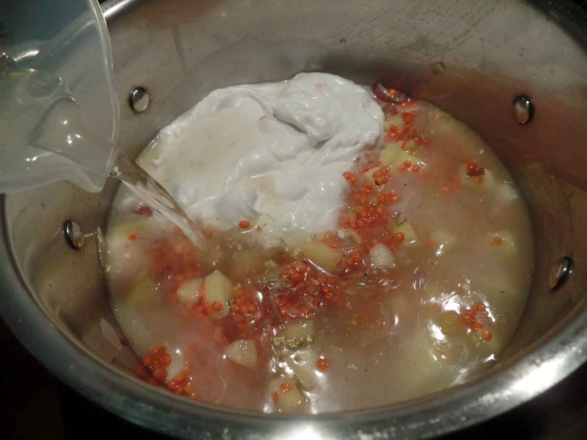 Rote-Linsen-Curry mit Pita - Rezept - Bild Nr. 4