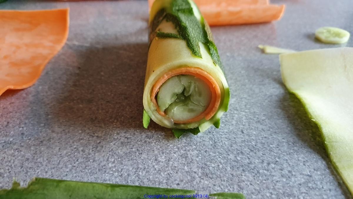 Gemüse Sushi = kochbar Challenge 1.0 (Januar 2020) - Rezept - Bild Nr. 6