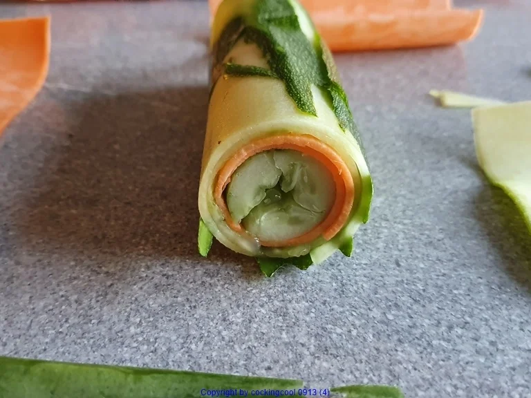 Gemüse Sushi = kochbar Challenge 1.0 (Januar 2020) - Rezept - Bild Nr. 6