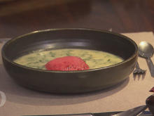 Petersilien-Spinat-Suppe mit Rote Bete Chips - Rezept - Bild Nr. 2