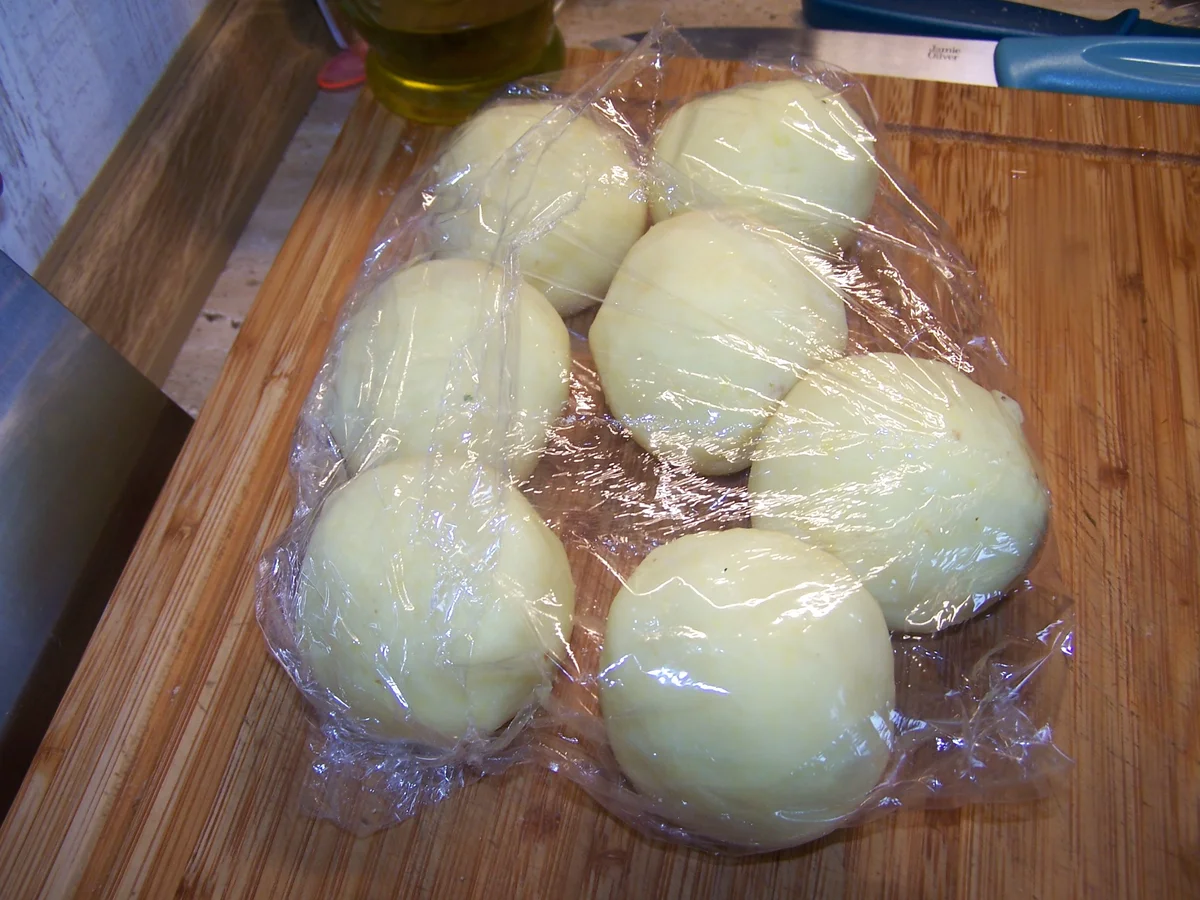 Rinderroulade mit Knödel und bunten Gemüse - Rezept - Bild Nr. 10