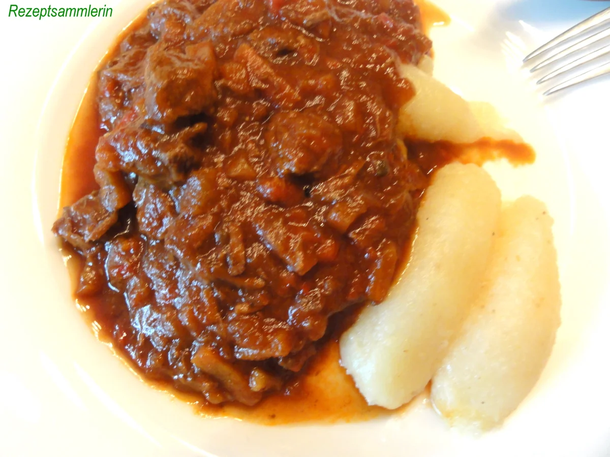 Suppe:   GULASCHSUPPE   pikant - Rezept - Bild Nr. 7