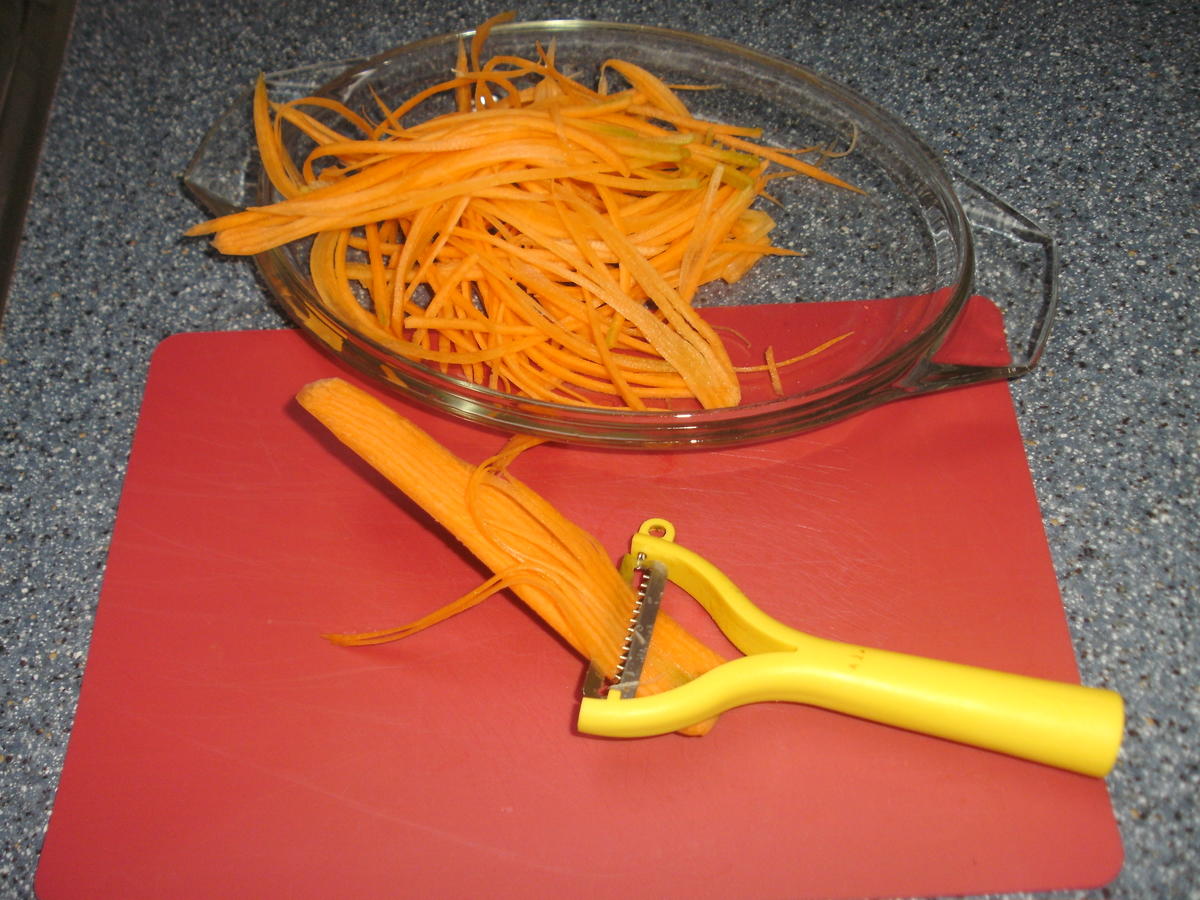 Garnelen auf Spaghetti-Gemüsebett - Rezept - Bild Nr. 4