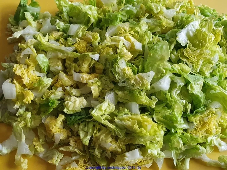 Gorgonzolasteak  auf Rauke und Kirschtomaten (heute mit Römersalat) - Rezept - Bild Nr. 6