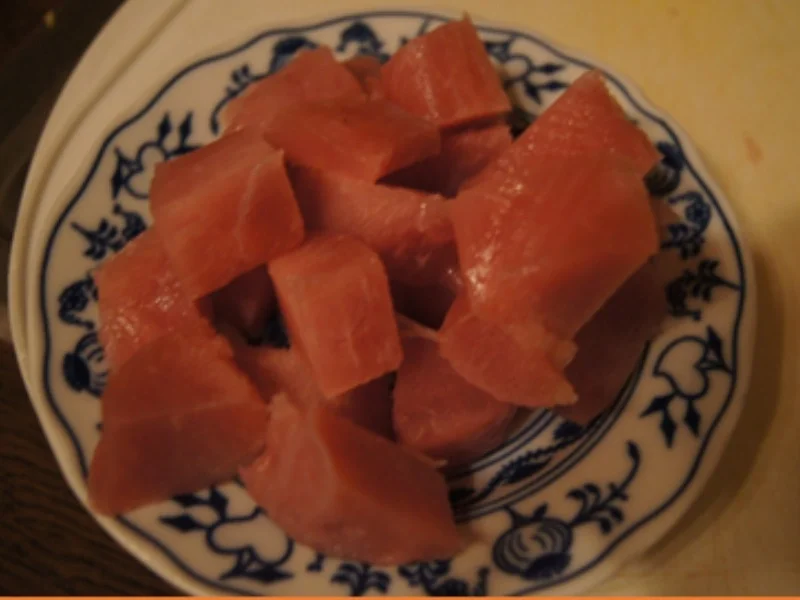 Putenbrustwürfel mit Gemüsestreifen - Rezept - Bild Nr. 4